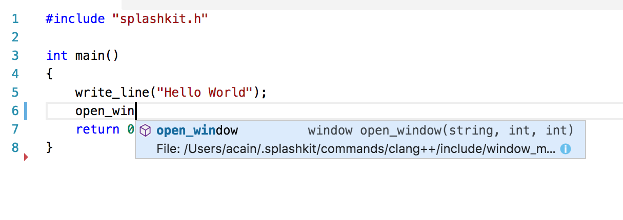 Use `ctrl-space` to bring up the autocomplete for procedures you want to call.